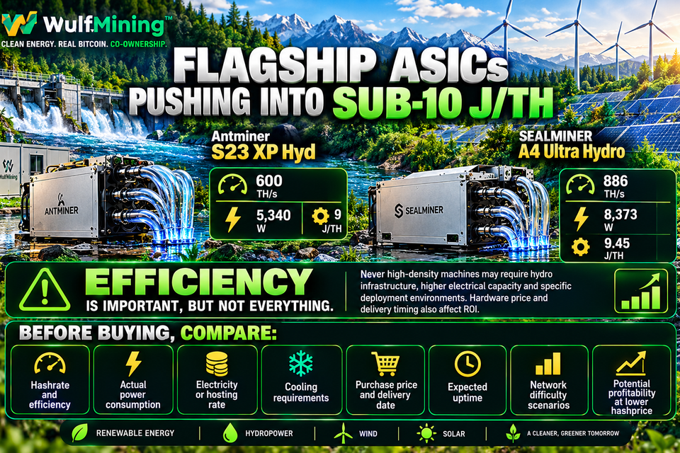 New ASICs Are Pushing Below 10 J/TH